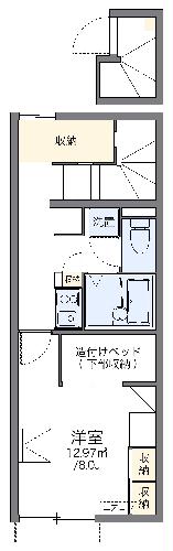 レオパレスグランヴェールの間取り