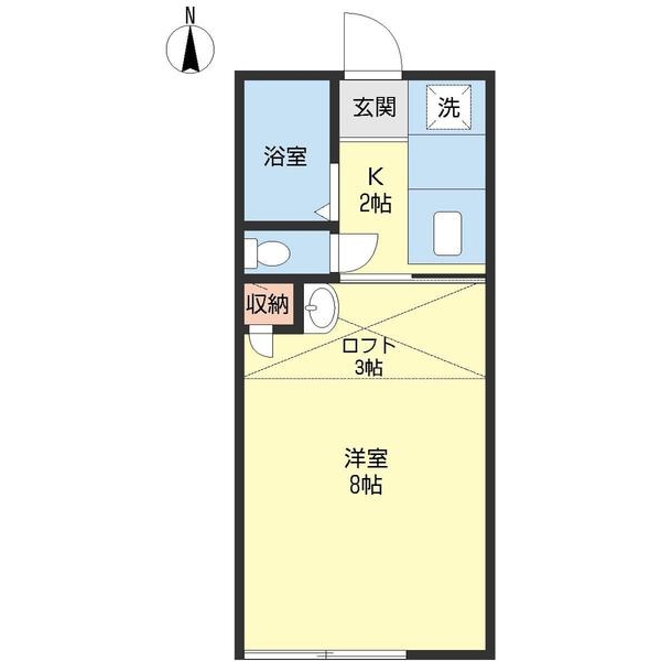 ロフティハイマートの間取り