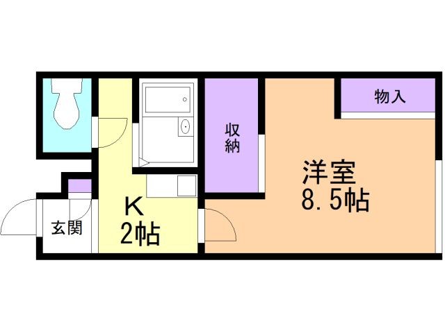 レオパレスセコ参番館の間取り