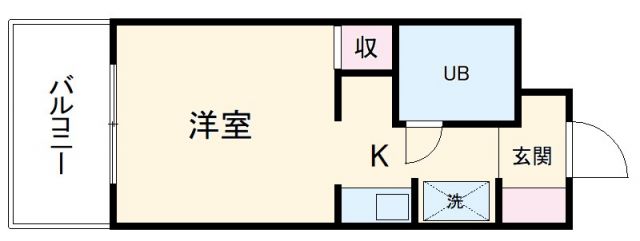 横浜市神奈川区片倉のマンションの間取り