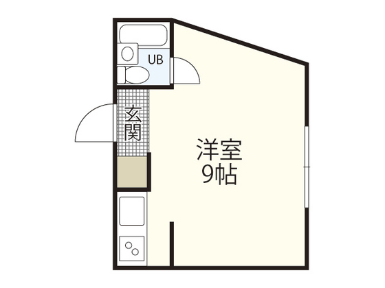 広島市安芸区船越のマンションの間取り