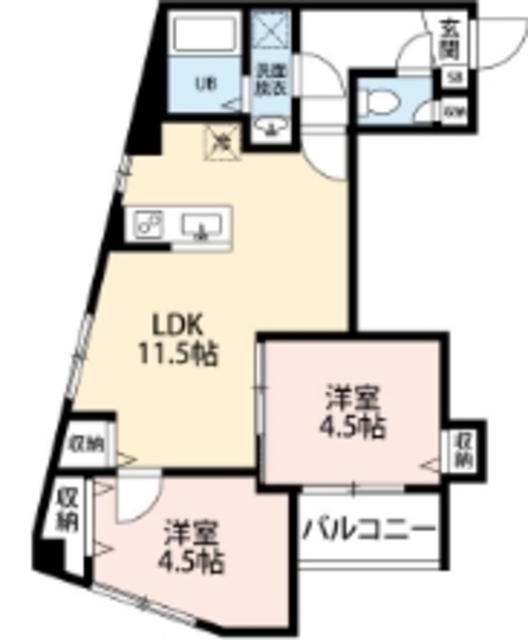 ガーデンフォレスト親水公園の間取り