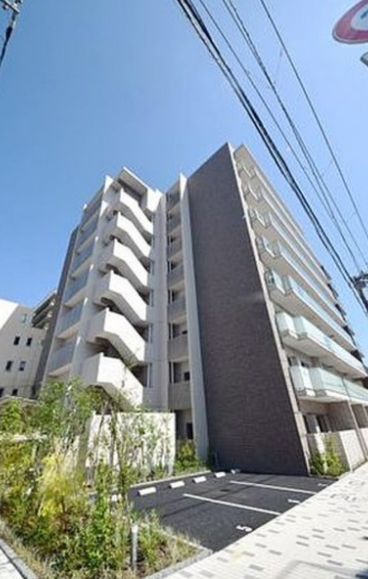 江東区海辺のマンションの建物外観