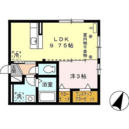 コージイ　コート　Aの間取り