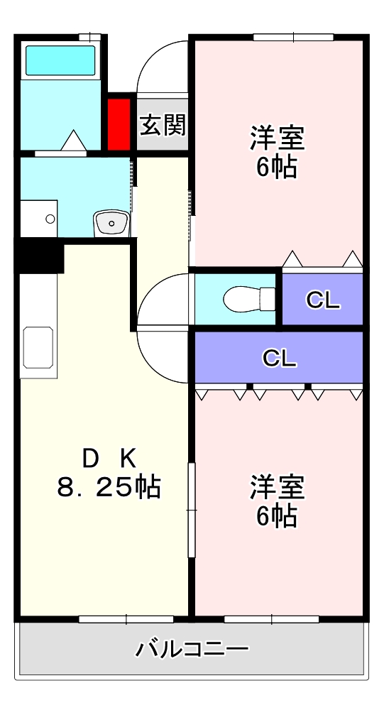 ドリームリュウの間取り