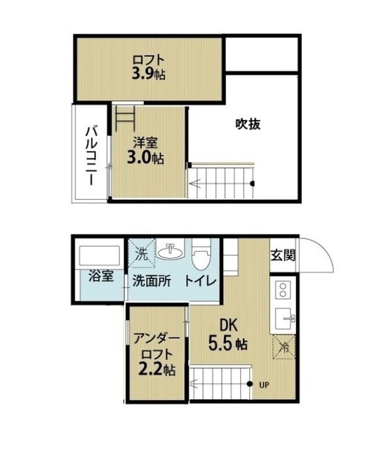 プランドール東千葉の間取り