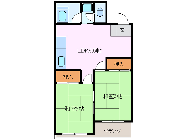 パークテラス城北の間取り