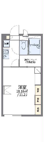 レオパレス福岡Ｃの間取り