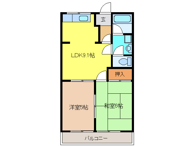 ドリームローズの間取り