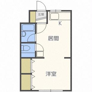 マンション常盤の間取り