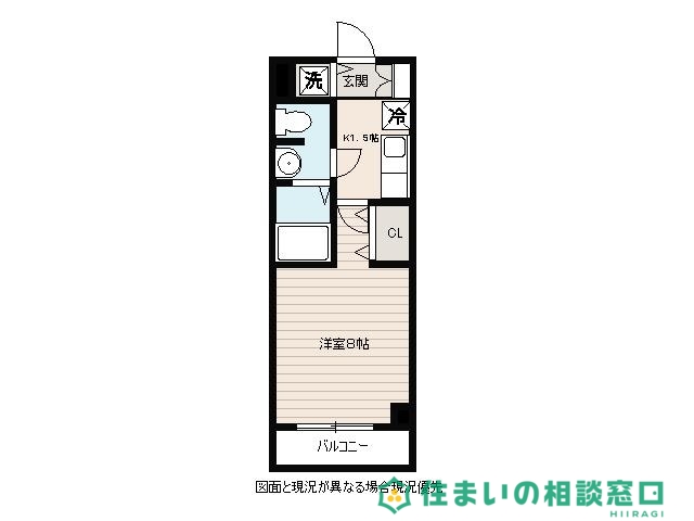 【岡崎市上和田町のマンションの間取り】