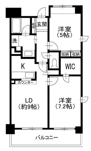 【オーキッドスクエアの間取り】