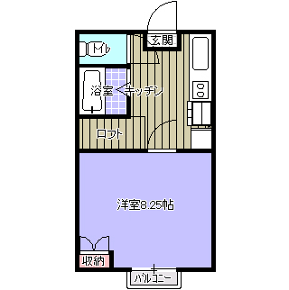 アンジェリックＥの間取り