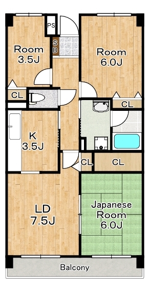 敷島プラザの間取り