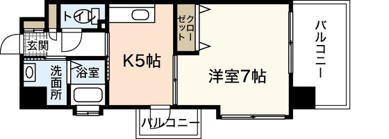 【ロアール南竹屋の間取り】