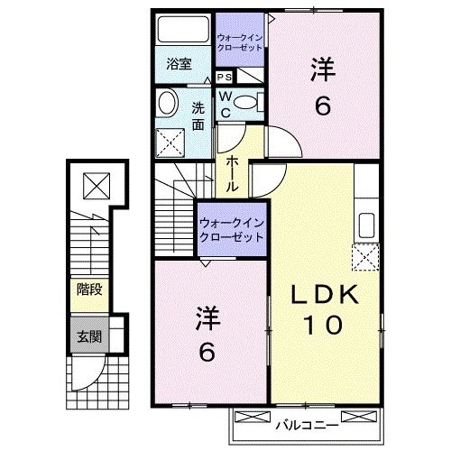 【サンリット悠の間取り】