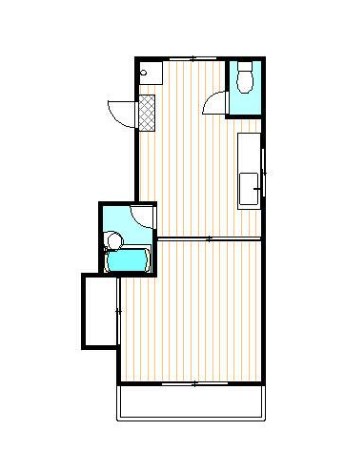 【横浜市鶴見区向井町のマンションの間取り】