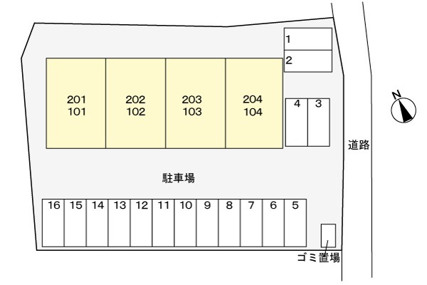 【日置市東市来町湯田のアパートのその他】