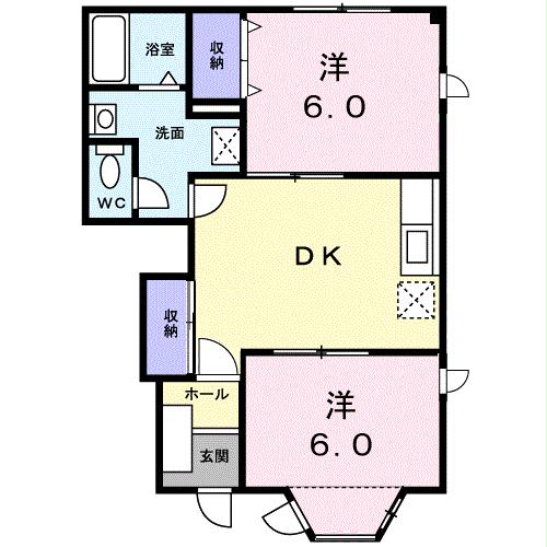 プチハウスIIの間取り