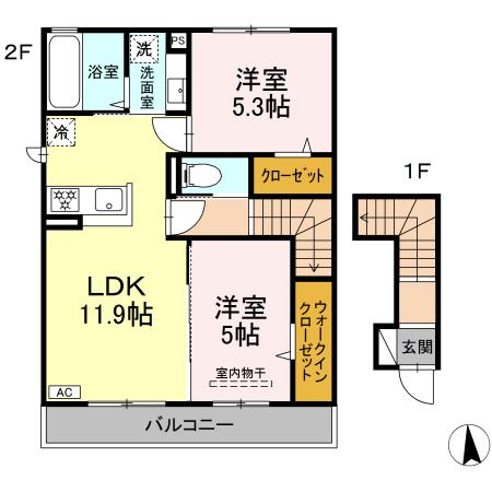 ジラソーレの間取り