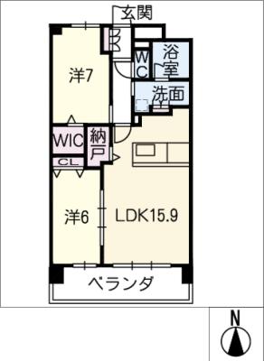 NOVELBRIGHT SAKURAYAMAの間取り