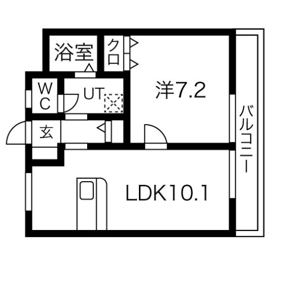 名古屋市瑞穂区堀田通のマンションの間取り