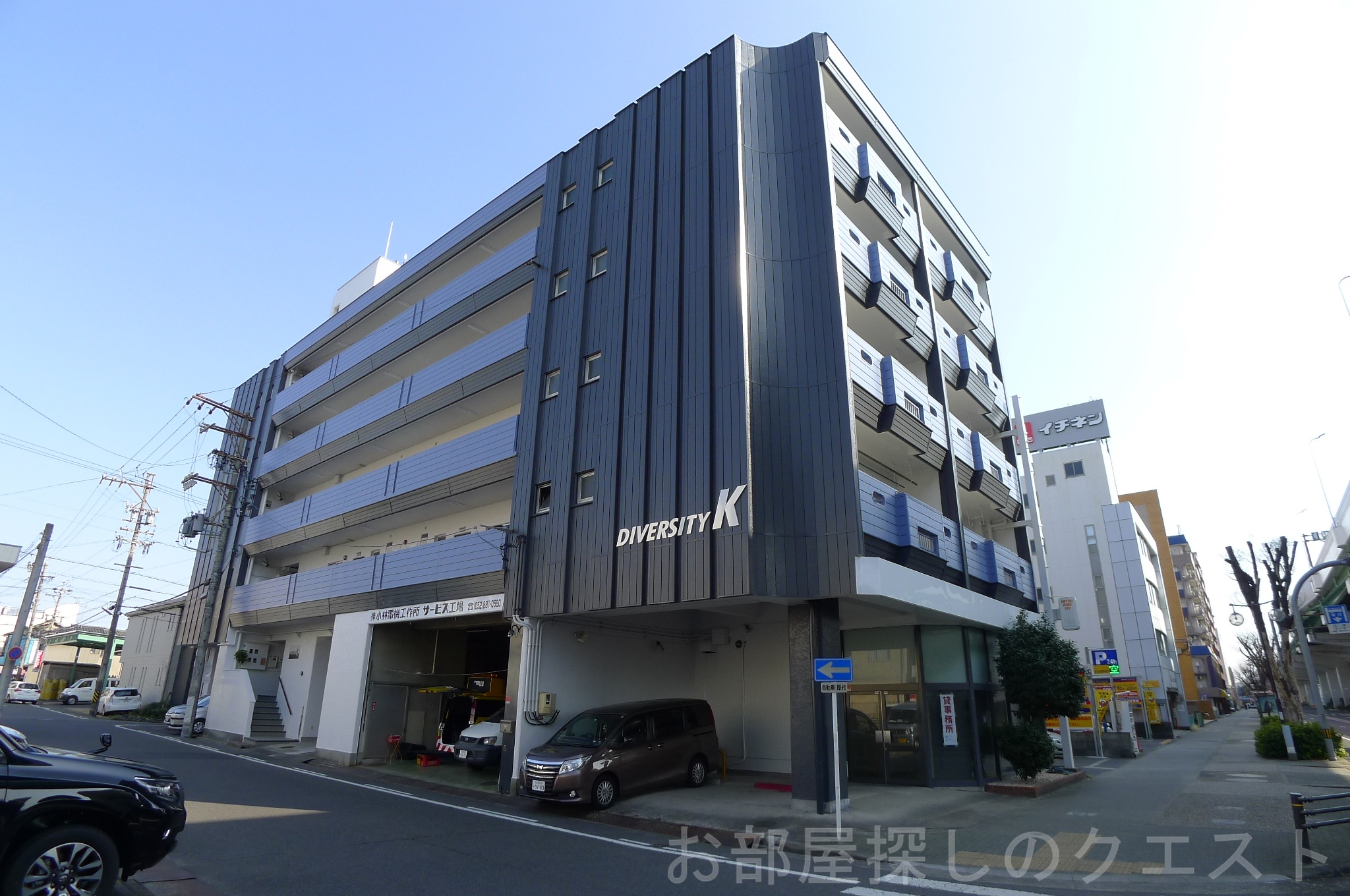 名古屋市瑞穂区堀田通のマンションの建物外観