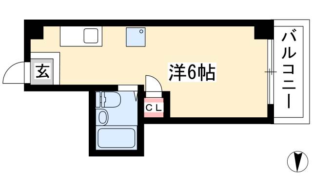 ビラ三秀鶴舞の間取り