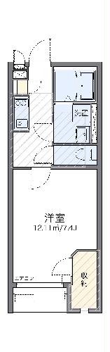 レオネクストアダチの間取り