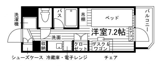 （仮称）学生会館 アントレノード新板橋[食事付き]の間取り