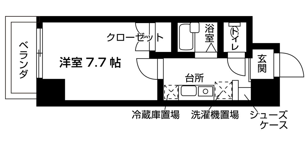 エル・セレーノ近大前の間取り