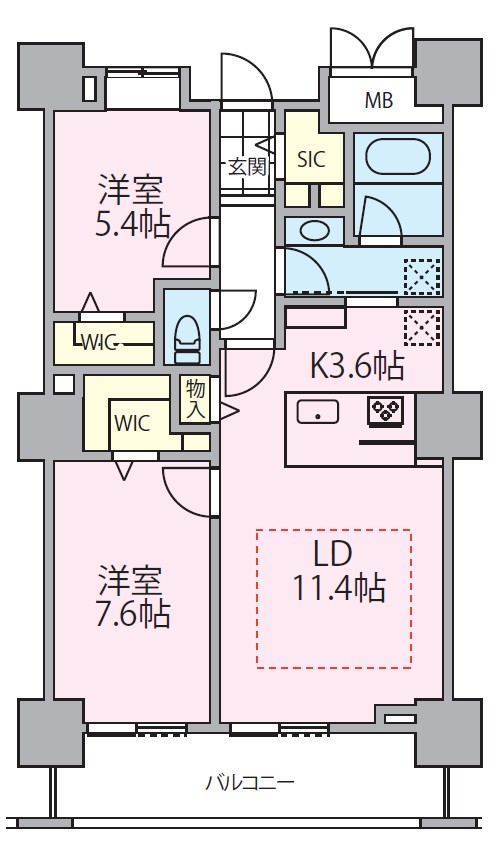 【ロイヤルパークスタワー南千住の間取り】