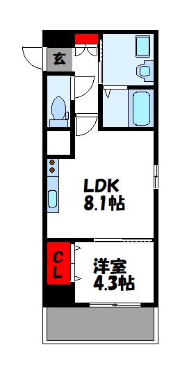 Forbis原町駅前の間取り