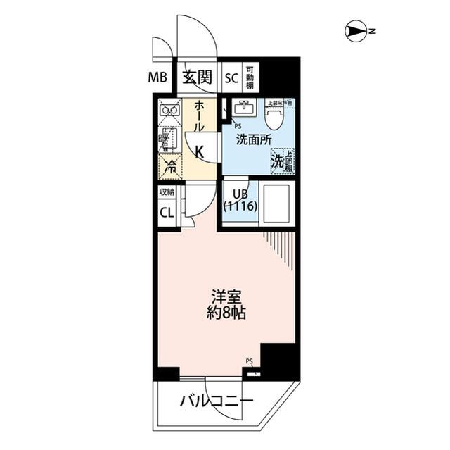 江東区千田のマンションの間取り