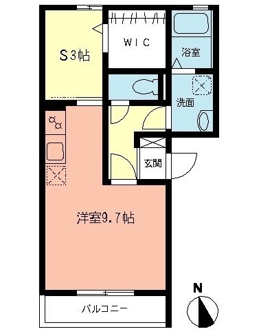 小田原市早川のアパートの間取り