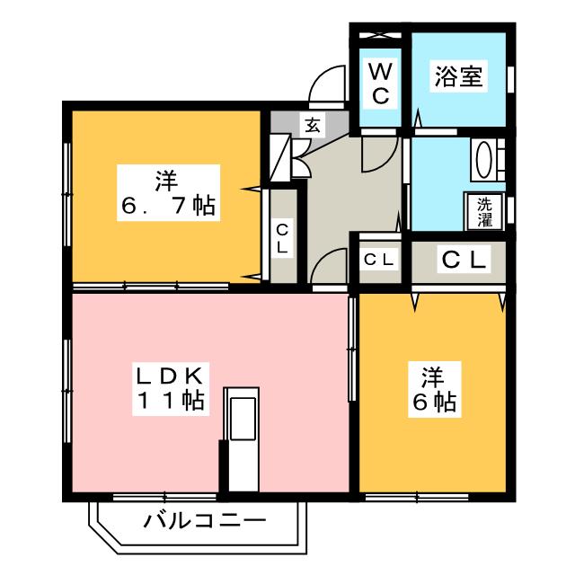 コンフォートＴＯＫＩＷＡの間取り