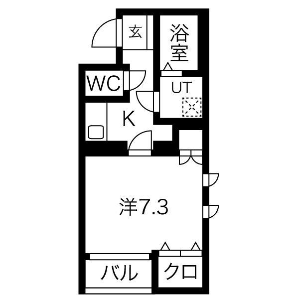 フレード高島町の間取り