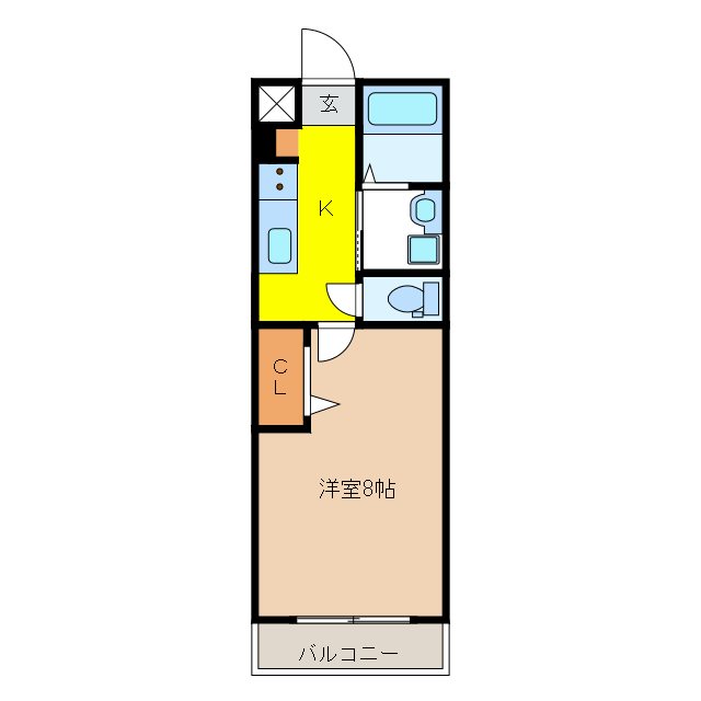 ミレニアムパレス権堂の間取り