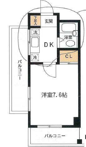 日宝コートヒルズ洋光台の間取り