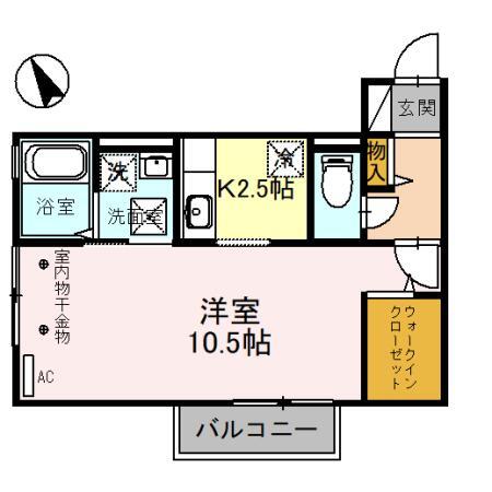 リビングタウン小松弐番館　Ｃ棟の間取り