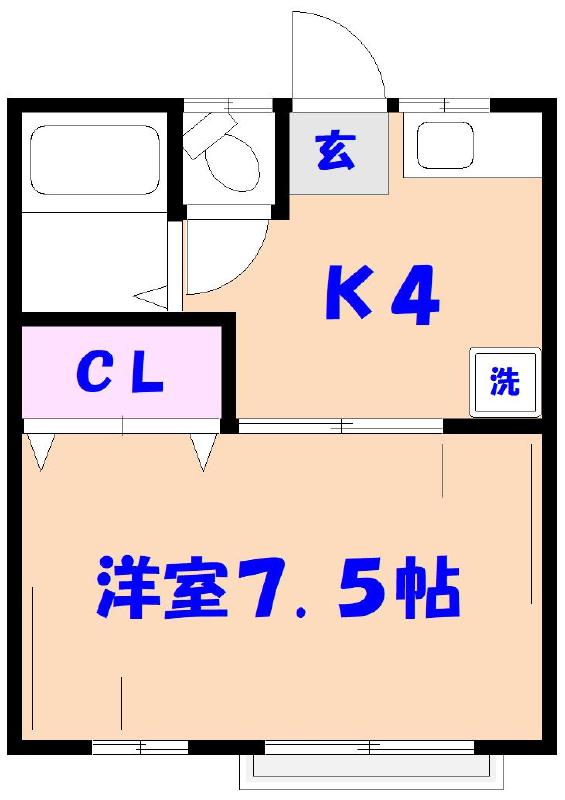 アビタシオン３の間取り