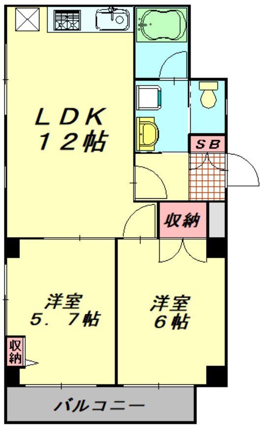 グランドアメニティ東川口の間取り