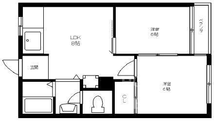 エトワール中村の間取り