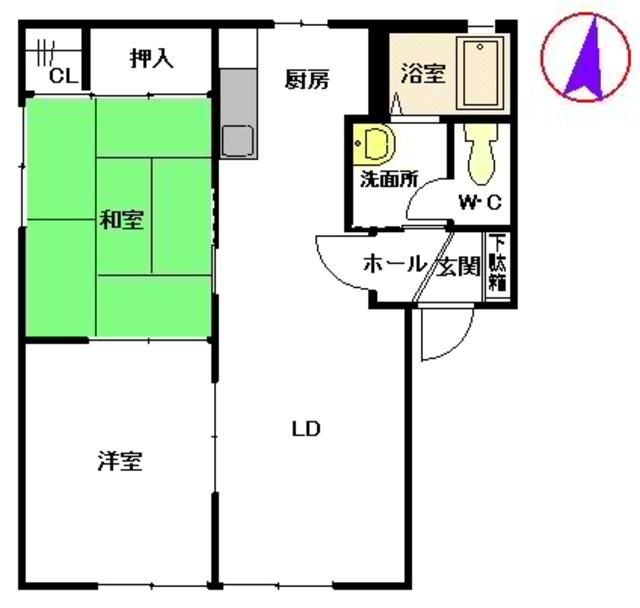 サザンビューIIの間取り