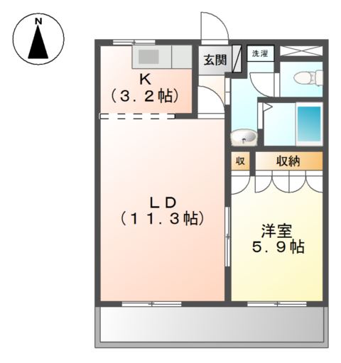 ハイム　レジェンドの間取り