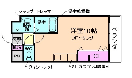 PETIT VERT 千里の間取り