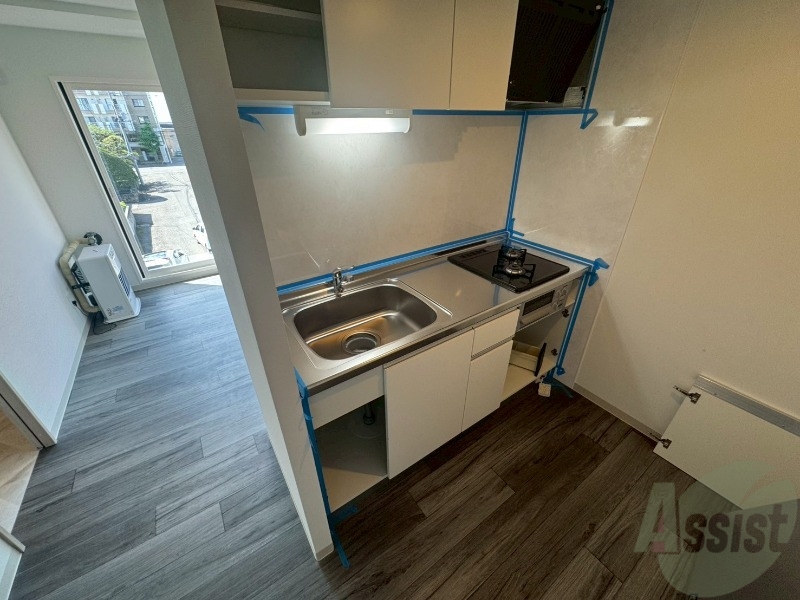 キッチン　キッチンはスペースも広々していて使いやすそうですよ！