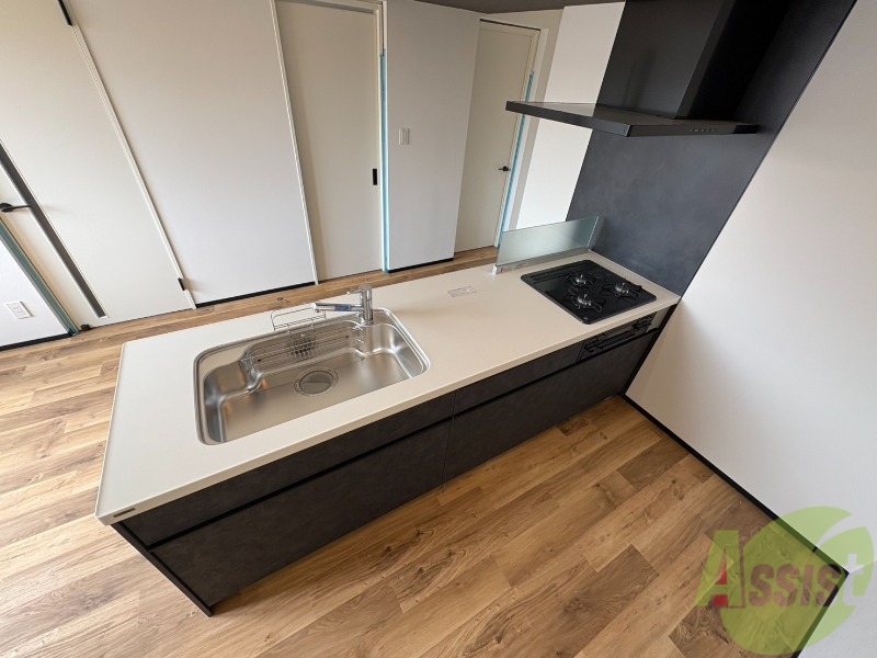 キッチン　システムキッチンなので、すぐお料理に使えます！