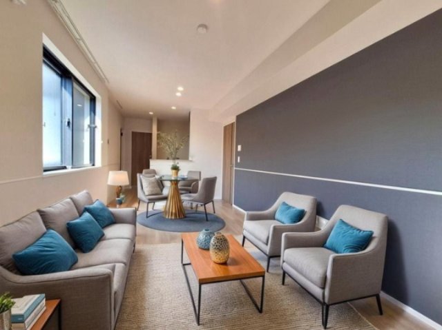 居室・リビング　CG家具のため実際は家具が付きません