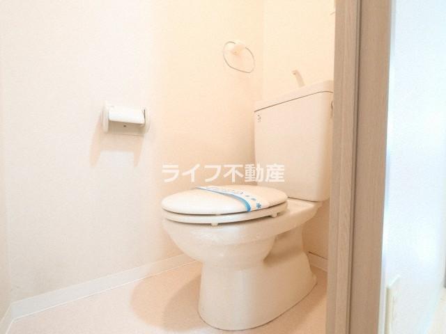 トイレ　ゆったりとした空間のトイレです